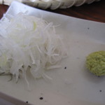 そば処　和楽 - 「薬味」も、丁寧な仕事振りです・・