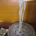 そば処　和楽 - 手繰ると、長さは４０cmｵｰﾊﾞｰ