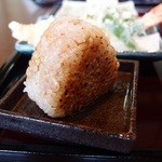 蕎麦貴石 - 蕎麦ご飯の焼きおにぎり