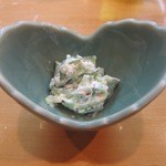 突出しです。上品で美味しい。