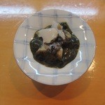 よし寿司 - そして初体験のとしる。あわびの肝の塩辛です。