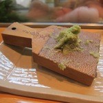 よし寿司 - わさびがすりおろしなのがうれしいです。やっぱり違います。