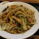 四川料理 食為鮮 - 焼き刀削麺セット