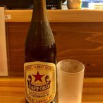 ちょい呑み まる大本舗 2nd - 瓶ビール（サッポロラガー） ¥500