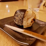 Nijou Wakasaya - サービスの栗のお菓子