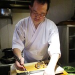 もと井 - 大将の所作。　　　　　2020.07.18