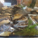 よし寿司 - あわびも今日はたくさん頂きました。肝ばかりですが。