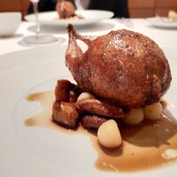 フランス料理 壺中天 - うずらの肉詰めコンフィ