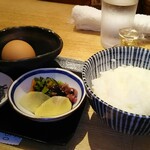 中華そば 勝本 - 特製卵かけご飯(限定30食) ¥280