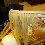 中華そば 勝本 - 麺アップ