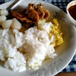 スパイシーレスト アジャンタ - テイクアウトカレーを盛り直し