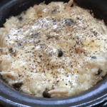 キャフェ・ド・モザ - チーズリゾット (しめじ)　アップ