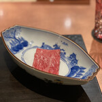 窯焼き割烹 黒泉 - ・出汁しゃぶ (ロース、ハモ、大根、青菜)