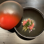 窯焼き割烹 黒泉 - ・カメノコ、梅、糸瓜