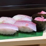 葵 - たい、はまち、ねぎとろ(？)