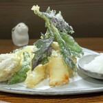 桶家乃隠居 - 天ぷら おまかせ８品