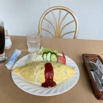 カフェレストランパセリ - オムライスセット  980円