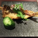 イル アオヤマ - ●鮎のフリット、和良川