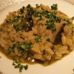 イル アオヤマ - ●リゾット、黒アワビ