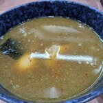 所沢 大勝軒 - つけ汁  ネギ抜きです。