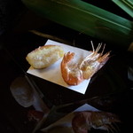 東京 芝 とうふ屋うかい - 先八寸：丸十、川海老、