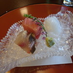 東京 芝 とうふ屋うかい - お造り：本日の港より