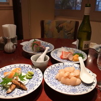 長崎卓袱浜勝 - 豆蜜煮、三品盛、刺身、鯨づくし