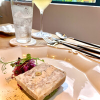 ル レストラン - ▪️豚足、豚肉、フォアグラのテリーヌ。