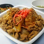 Yoshinoya - 牛丼大盛ツユダク肉ダクキムチ味噌汁セット799円