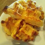 カフェむぎわらい - チーズワッフル