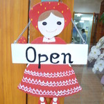 パティスリーセボン - 入口のドアにも（笑