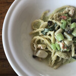 ラ・ベッラルーナ - パスタがネジネジになっててソースがよく絡んで美味しかった♡。