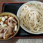 藤店うどん - 肉汁うどん　中　全景