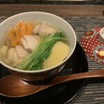 Kurokawa Onsen Goshogekkouju - 天草大王の沢煮これ手堅い美味しさ。