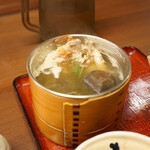 網元の宿 ろくや - 焼き終えました。