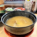 Hamazushi - あさり味噌汁。150円+税