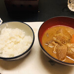Shikano Yu Hoteru - 夕食   ご飯と僧兵汁