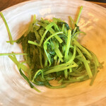 大和 - 豆腐は木綿より絹派やから、丁重にお断りして水菜のみでヽ( ・∀・)ﾉ