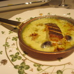 フランス料理　レ・セレブリテ - <男子の魚料理>ヒラメと貝のフリカッセ、ブルギニョン風