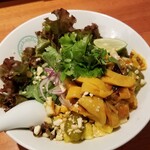 麺屋 六感堂 - 女川ほやとパイナップルのエスニック冷やし中華＋ほや刺し増し