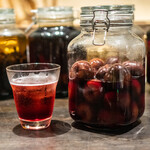 Sion - 自家製の李の果実酒、 山椒