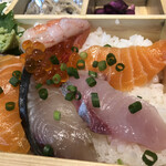 魚河岸割烹 鮮 - 料理写真:サーモン2枚
