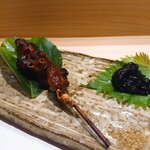 Sushi Miyashita - ウナギの肝串焼き