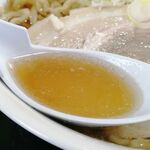 自家製太麺 渡辺 - スープ