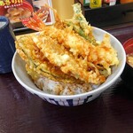 Tendon Tenya - 天丼＋鰹（クーポン利用） 500円(税込)