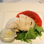 中国料理 皇苑 - 蒸し鶏の冷菜