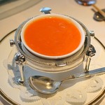 中国料理 皇苑 - 蟹卵入りのフカヒレスープ