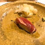 うを徳 - 塩釜本鮪大トロにぎり