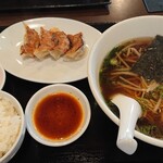 Kuruma - ラーメンライス＆餃子