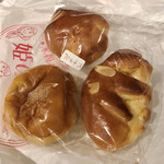 HARU - クリームパンとクリームチーズパンとアンパン（小）
